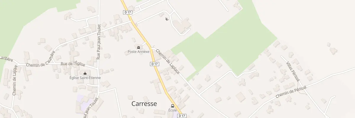 Plan du 3 Che Laplace à Carresse-Cassaber