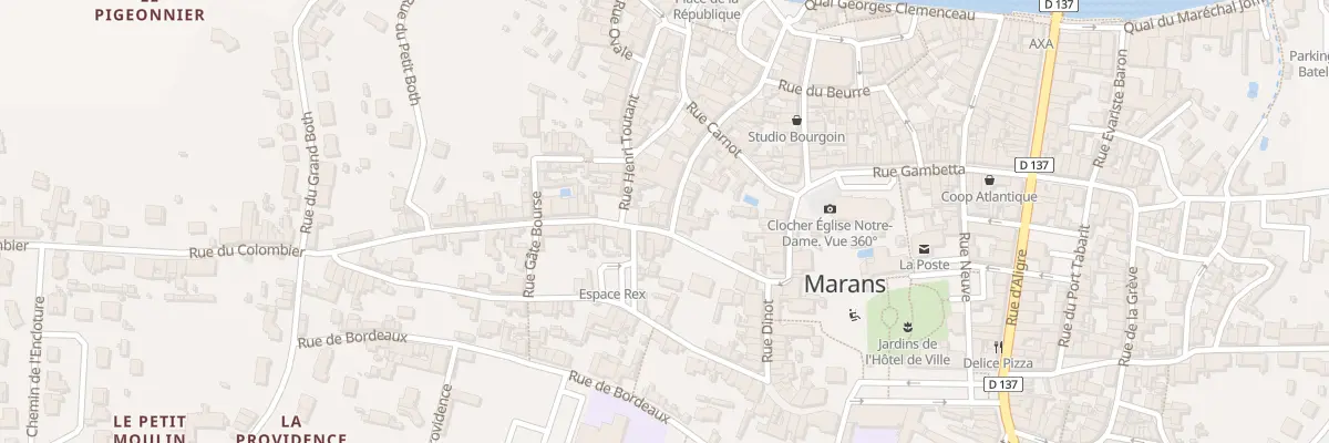 Plan du 37 Rue des Fours à Marans