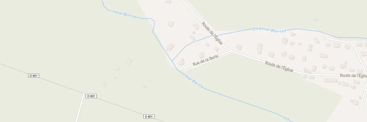 Plan du 8 Rte de la Berle à Saumos