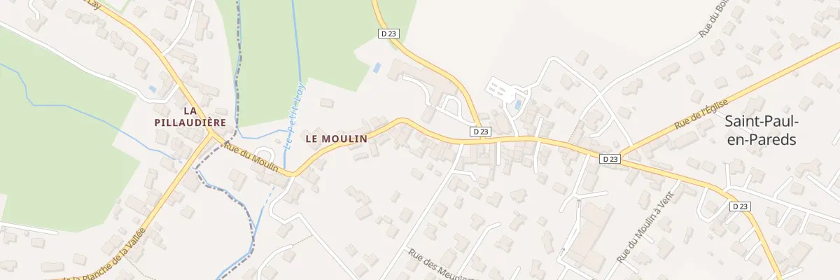 Plan du 30 Rue Yves Ramoz à Saint-Paul-en-Pareds