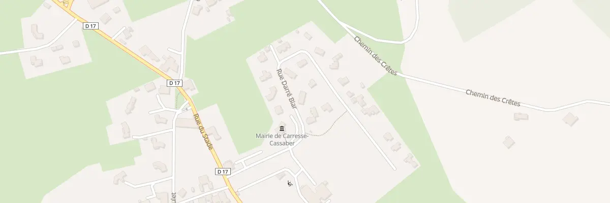 Plan du 4B Lot Darré Biar à Carresse-Cassaber