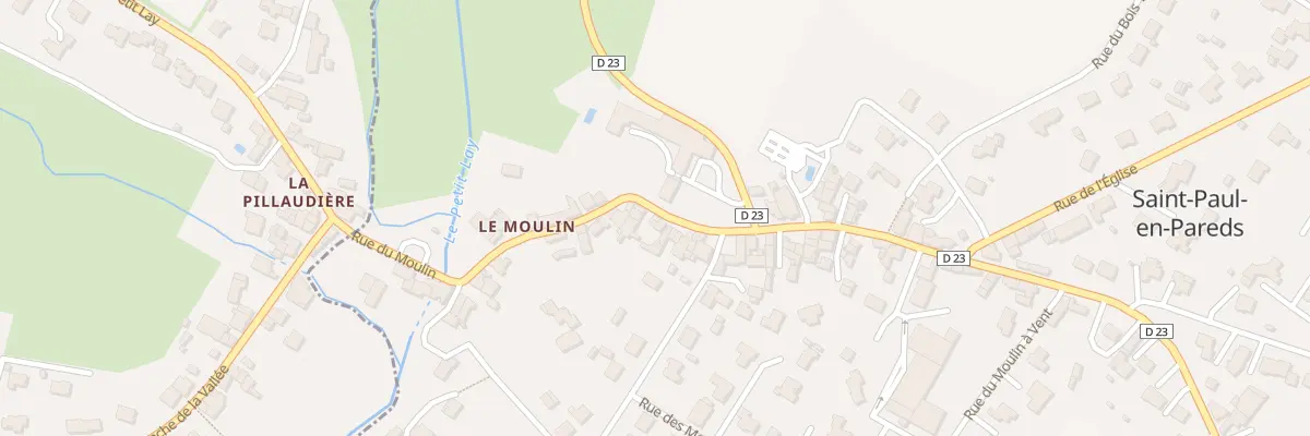 Plan du 26 Rue Yves Ramoz à Saint-Paul-en-Pareds