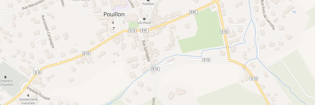 Plan du 97 Rue Gambetta à Pouillon