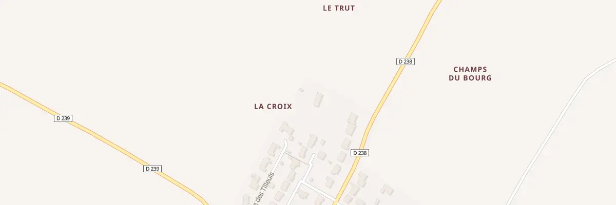 Plan du 27 Rue de la Croix à Beaugeay