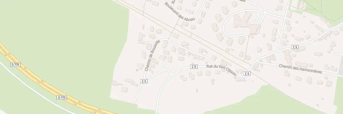 Plan du 23 Rue du Vert Coteau à Ombrée d’Anjou