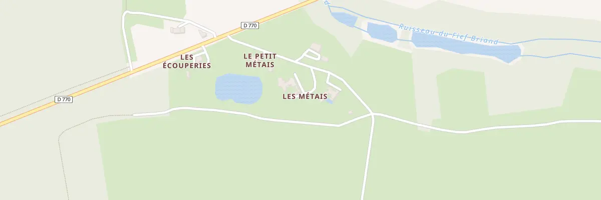 Plan du 5436 Les Écouperies à Angrie