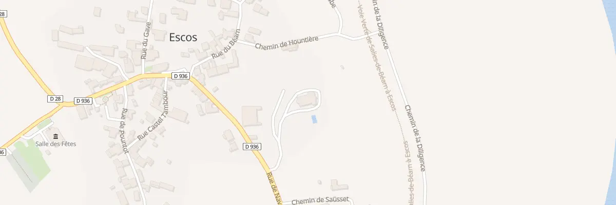 Plan du 15 Rue de Navarre à Escos