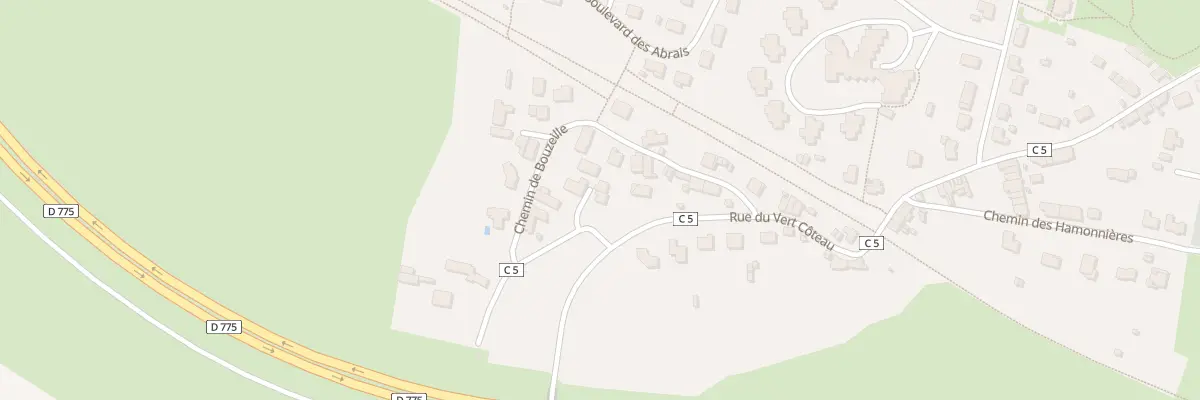 Plan du 21 Rue du Vert Coteau à Ombrée d’Anjou