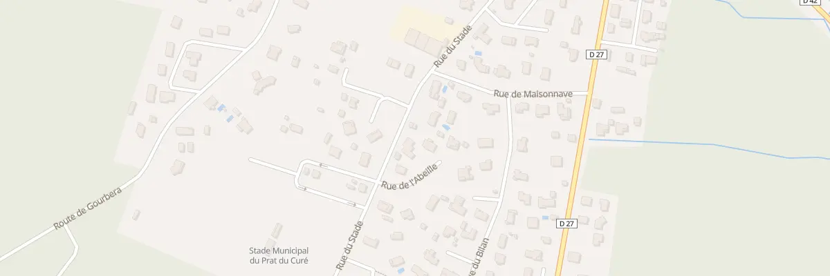 Plan du 3 Rue de l’Abeillé à Laluque