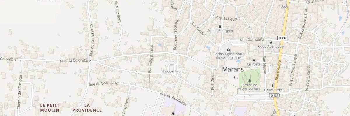 Plan du 9 Rue du Colombier à Marans