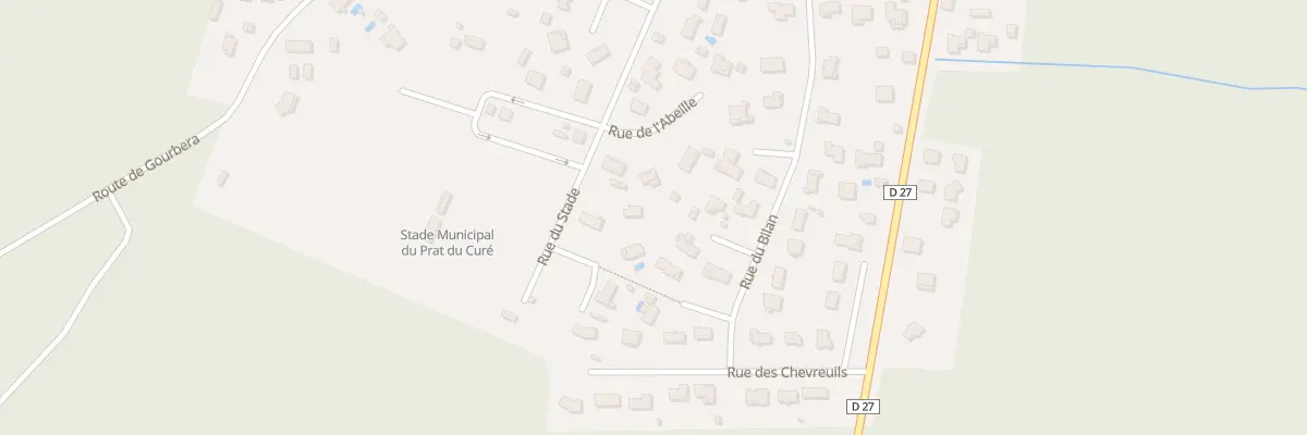 Plan du 537 Rue du Stade à Laluque
