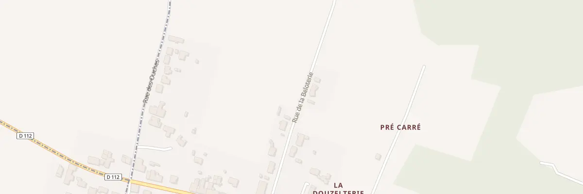 Plan du 13 Rue de la Beloterie à Longèves