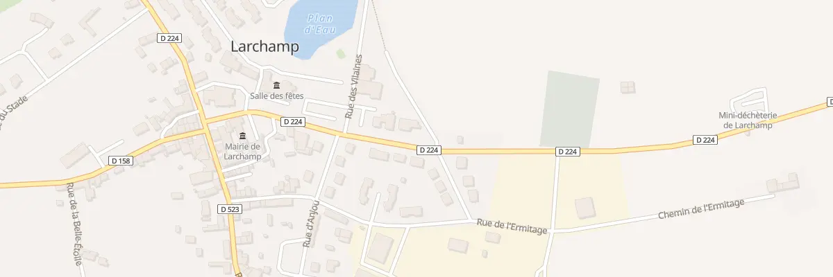 Plan du 7 Rue Saint Crespin à Larchamp