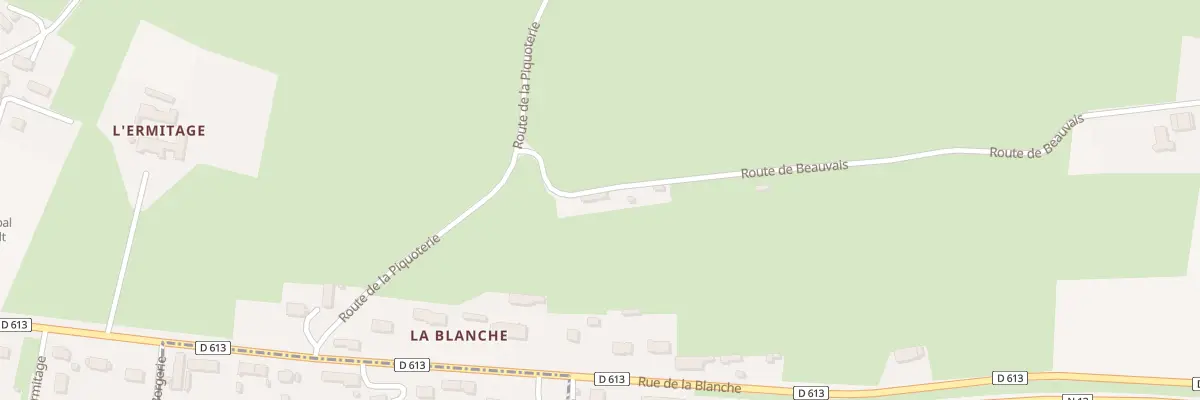Plan du 100 Rte de Beauvais à La Cambe