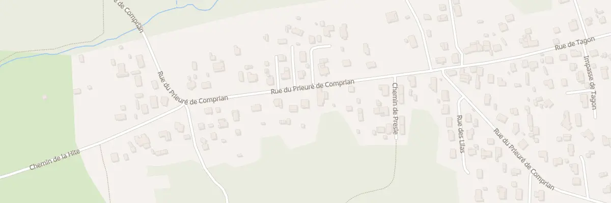 Plan du 75 Rue du Prieuré de Comprian à Biganos