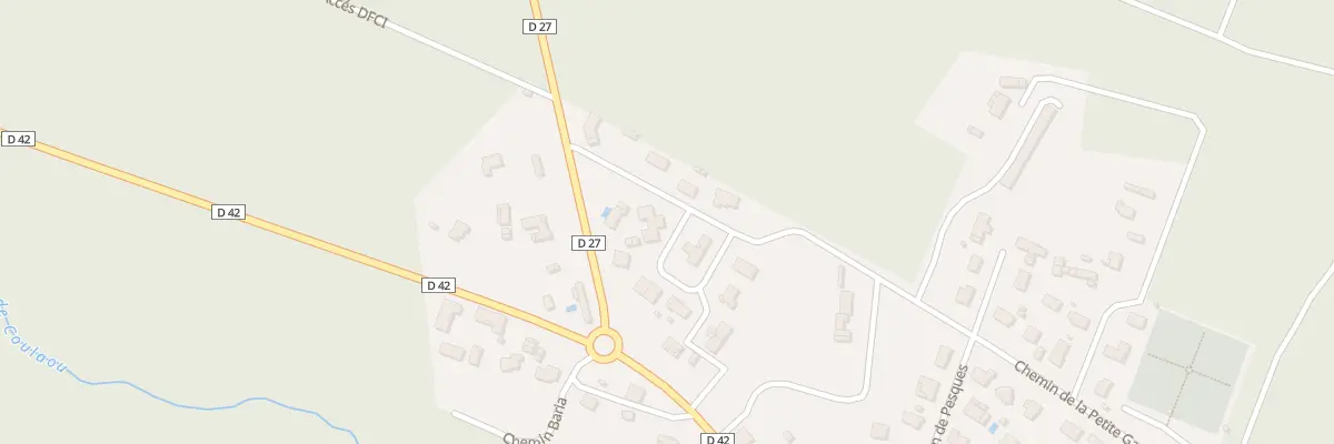 Plan du 18 Rue du Champ du Baria à Laluque