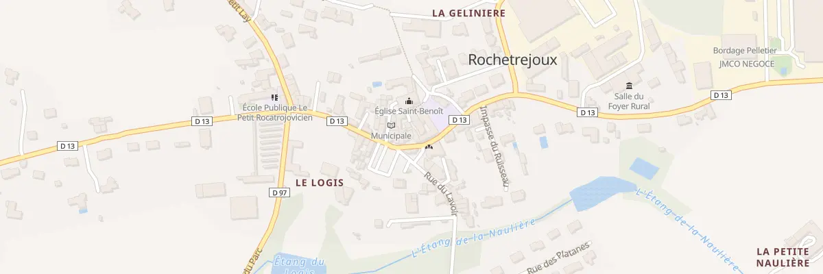 Plan du 25 Rue de commerce à Rochetrejoux