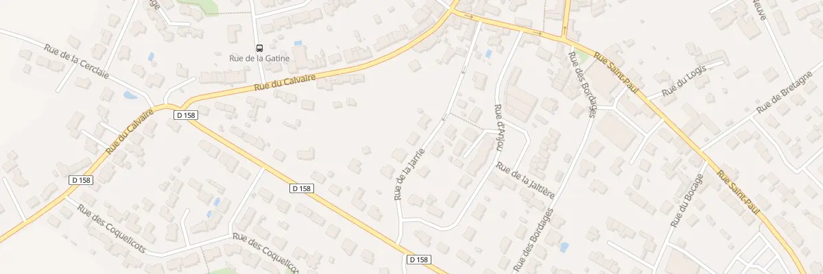Plan du 14 Rue de la Jarrie (St Andre) à Sèvremoine