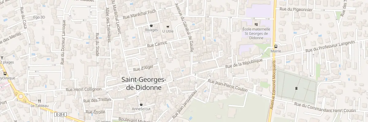 Plan du 5 Av du Général de Gaulle à Saint-Georges-de-Didonne