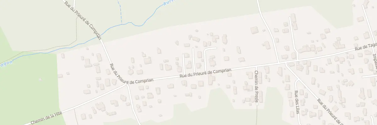 Plan du 5117 Rue du Prieuré de Comprian à Biganos