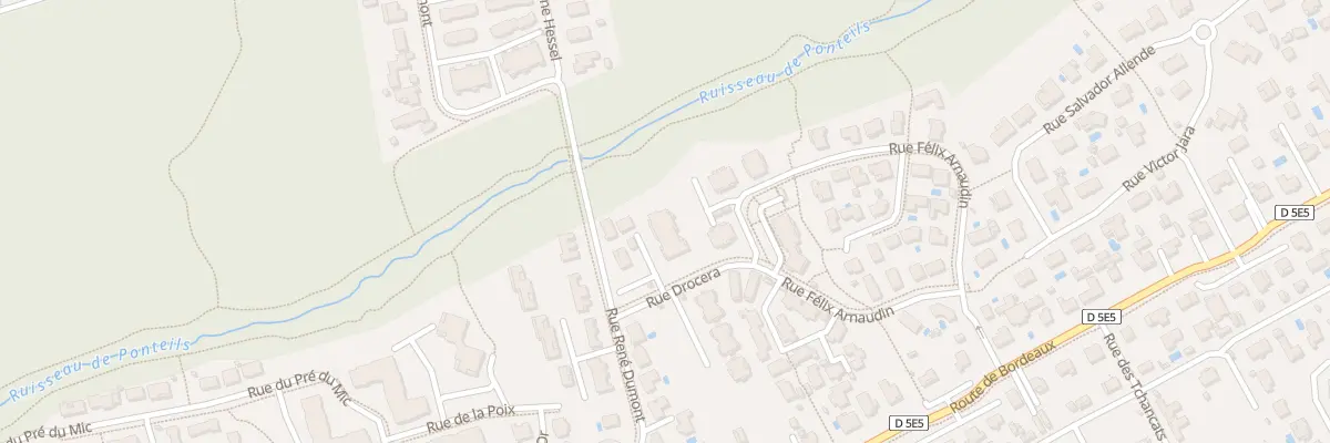 Plan du 1 Rue Drocera à Audenge