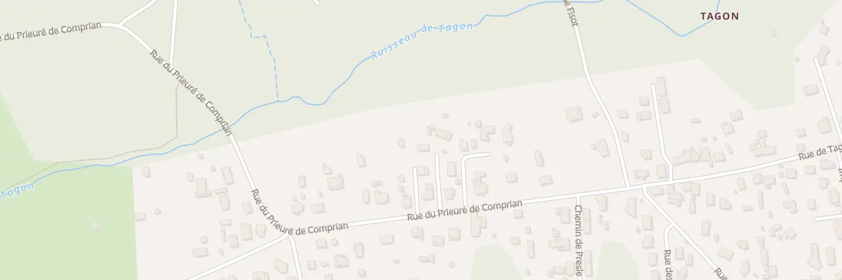 Plan du 5091 Rue du Prieuré de Comprian à Biganos