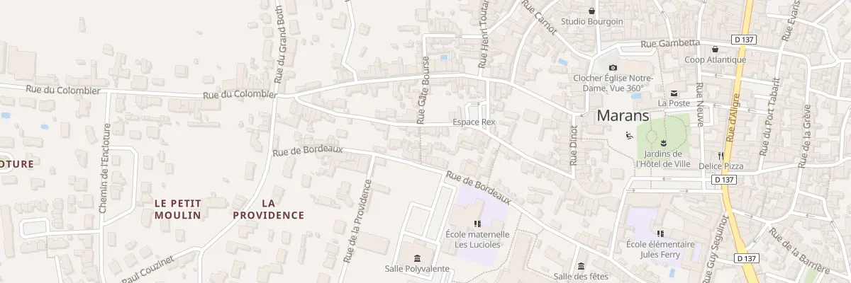 Plan du 33 Rue Madame Lenfant à Marans