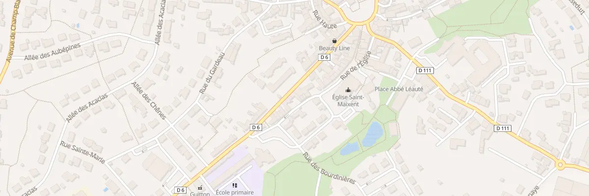 Plan du 25 Rue de la paix à Chanverrie