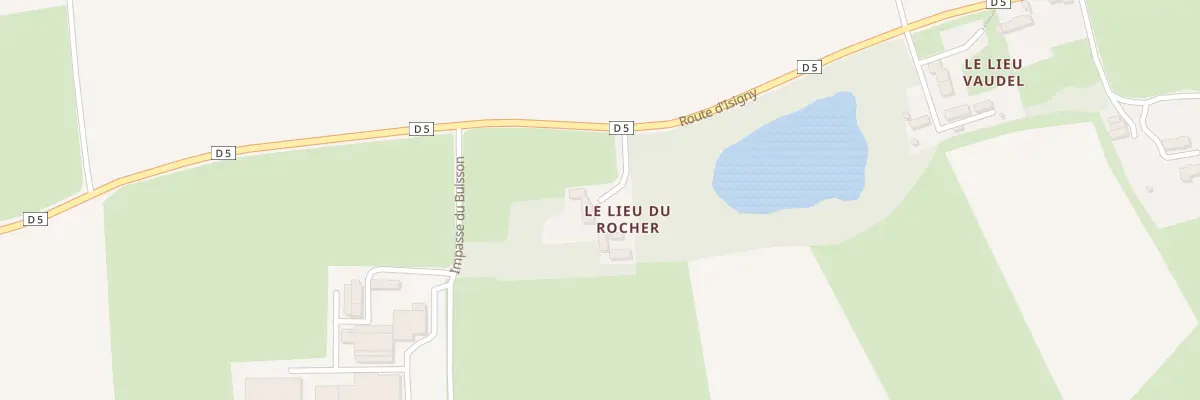 Plan du 5125 Le Lieu du Rocher à Colombières