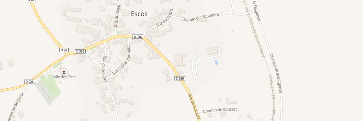 Plan du 13 Rue de Navarre à Escos
