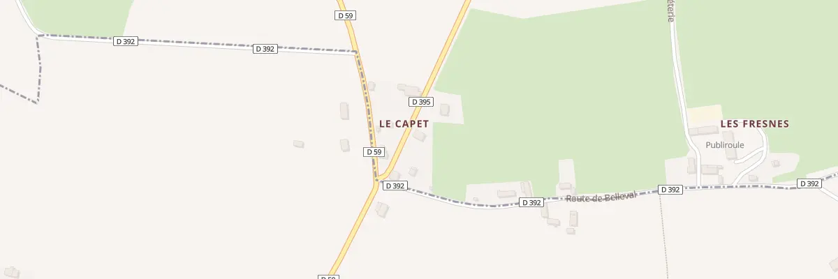 Plan du 5 Le Capet à Saint-Jean-de-Savigny