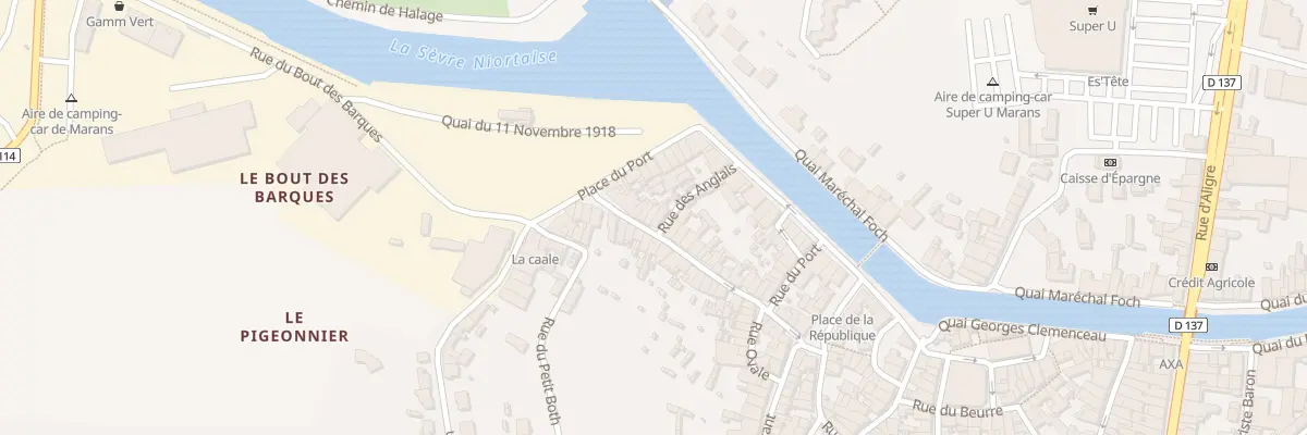 Plan du 14 Rue du Bâteau à Marans