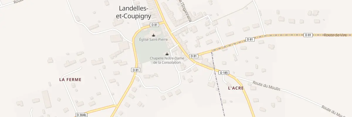 Plan du 5 Rue Froide à Landelles-et-Coupigny