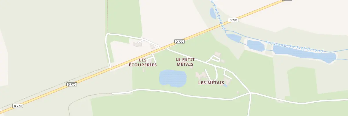 Plan du 5274 Les Écouperies à Angrie