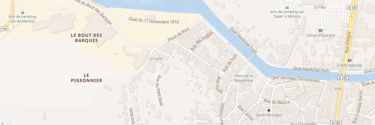 Plan du 21 Rue du Bâteau à Marans