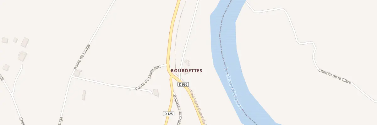 Plan du 1153 Rte de Sauveterre à Escos