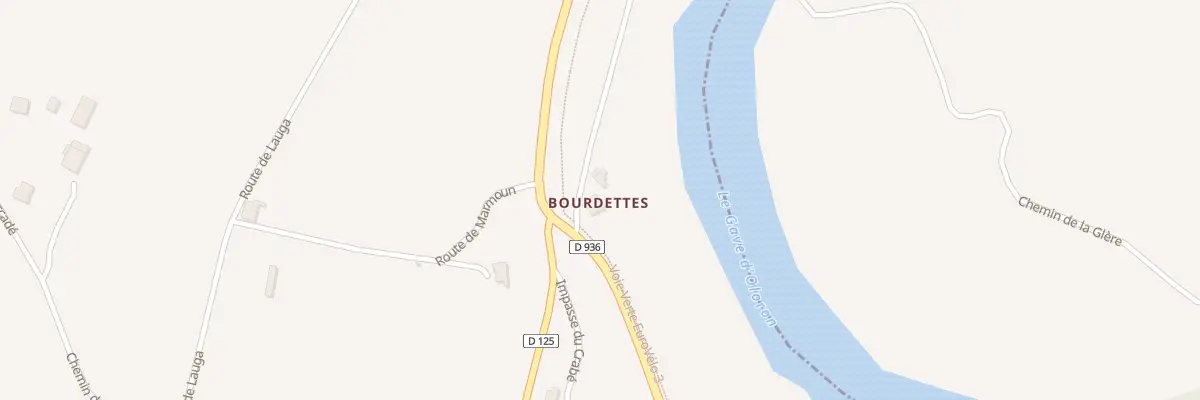 Plan du 1151 Rte de Sauveterre à Escos