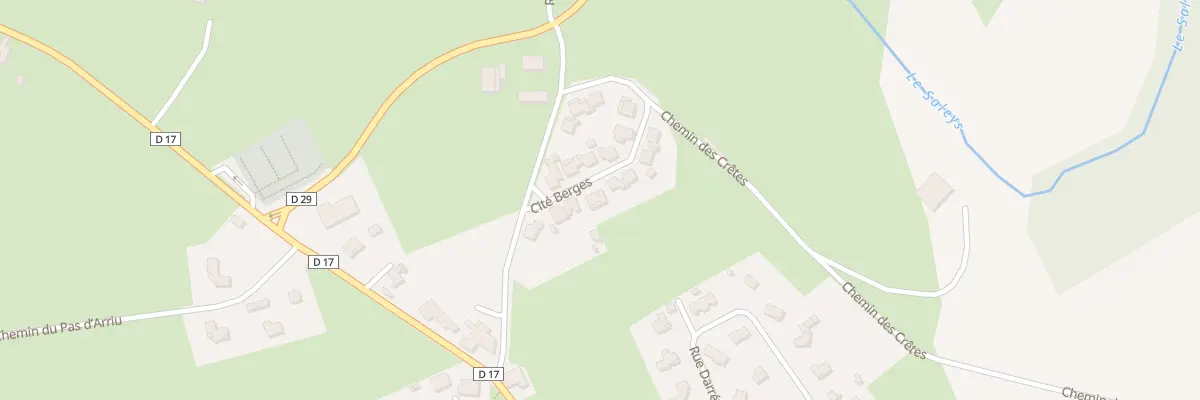 Plan du 10 Cite Berges à Carresse-Cassaber