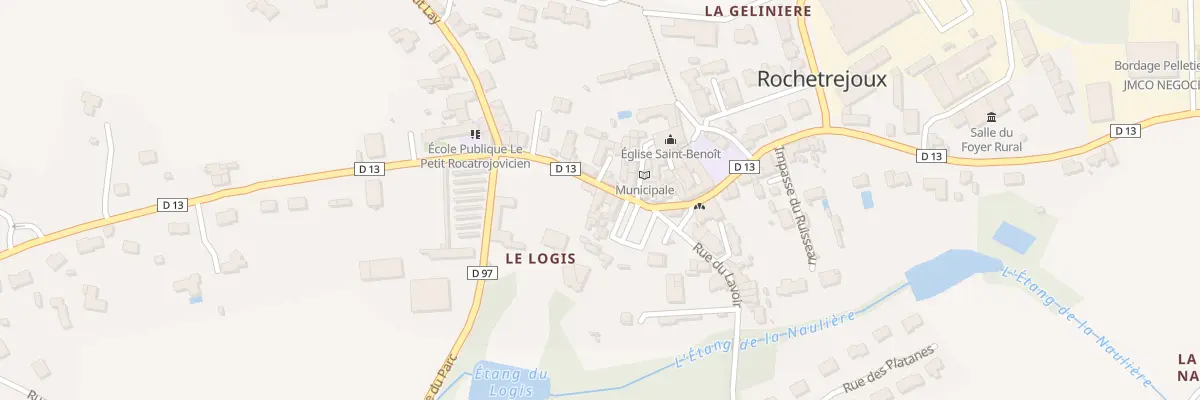 Plan du 6 Rue de commerce à Rochetrejoux