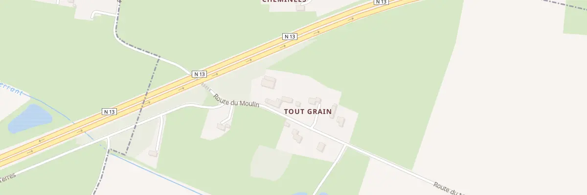 Plan du 16 Rte du Moulin à Canchy