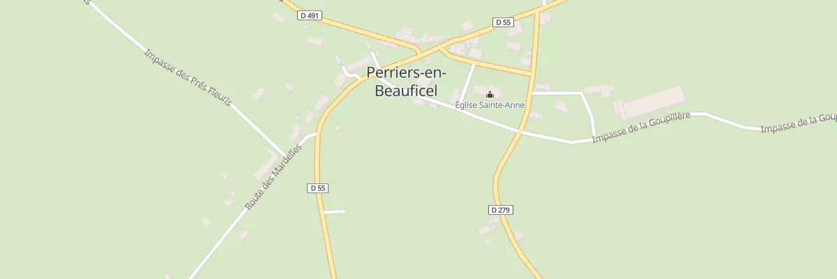 Plan du 5014 Le Bourg à Perriers-en-Beauficel