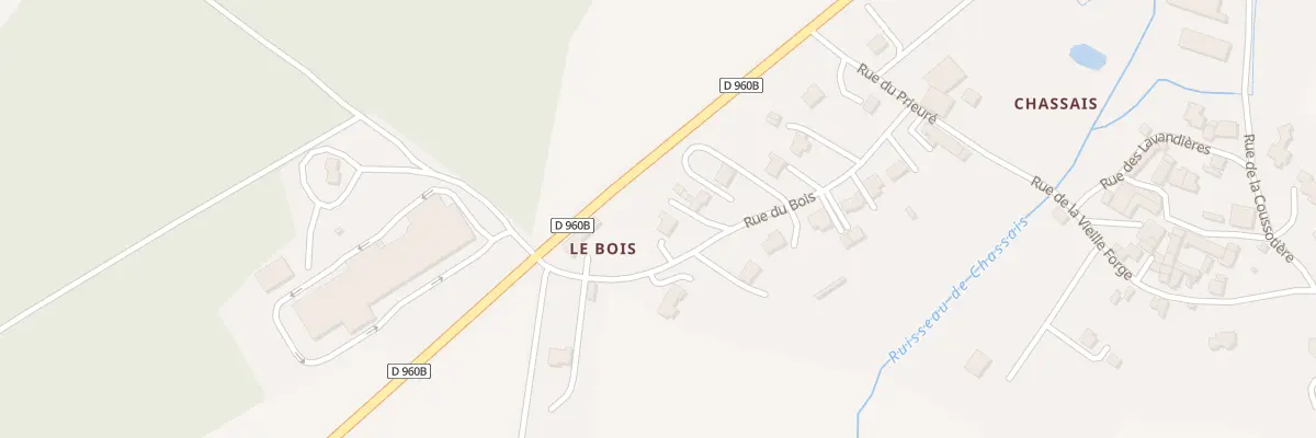 Plan du 4 Rue du bois à Sigournais