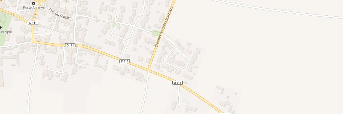 Plan du 1 Rue des Tilleuls à Thairé
