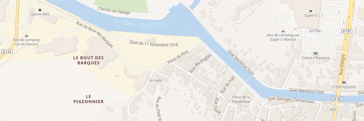 Plan du 4 Rue du Bâteau à Marans
