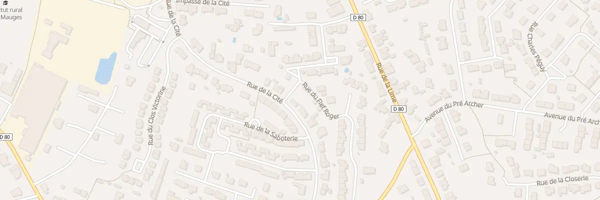 Plan du 26 Rue de la Cite (Beaupreau) à Beaupréau-en-Mauges