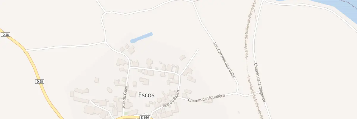 Plan du 1 Imp de la Houn de Louis à Escos