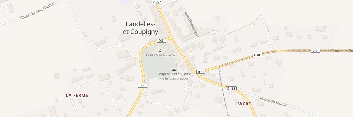Plan du 58 Rue du Centre à Landelles-et-Coupigny