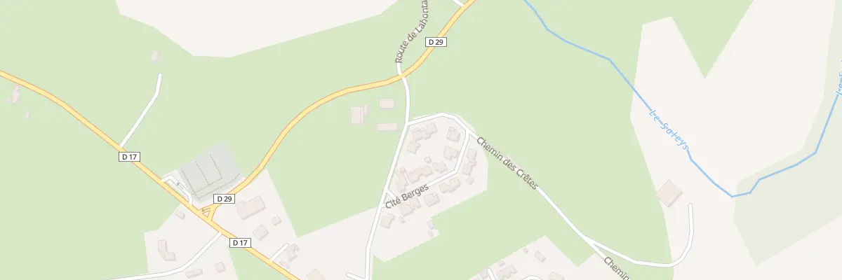 Plan du 15 Cite Berges à Carresse-Cassaber