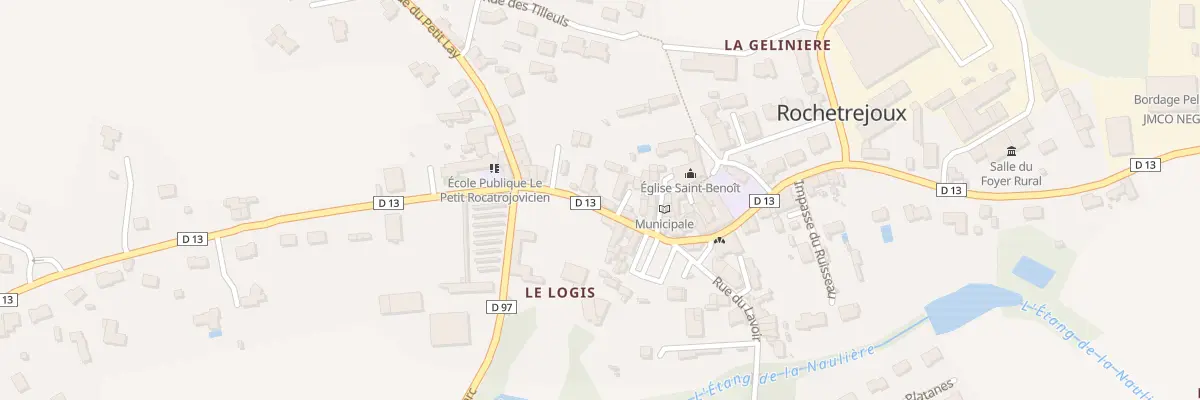 Plan du 11 Rue de commerce à Rochetrejoux