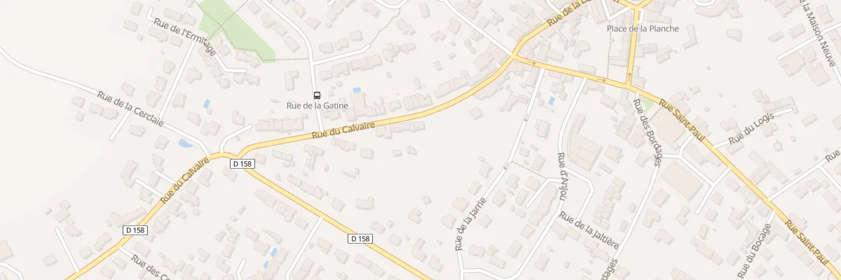 Plan du 19 Rue du Calvaire (St Andre à Sèvremoine